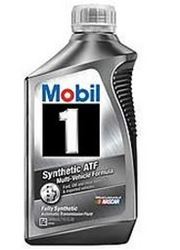 Picture of Mobil 112980 Mobil 1 Synthetic ATF Automatic Transmission Fluid 1 Quart