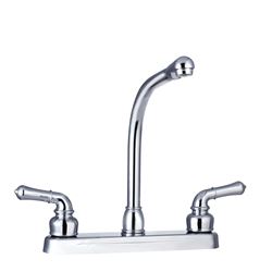 Picture of Dura Faucet DFPK210CCP Classical Hi-Rise RV Kitchen Faucet Chrome Finish