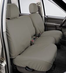 Picture of Covercraft SS2477PCCT Polycotton Seatsaver Custom Front Row Seat Covers-Misty Grey