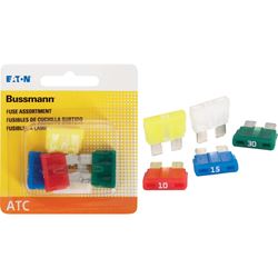 Picture of Bussmann BP/ATC-A5RP ATC Blade Fuse Assortment 5-Pack 10-30 Amp