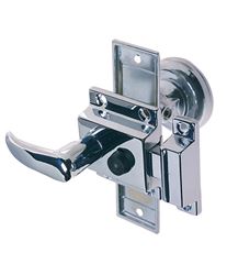 Picture of Perko 0928DP0CHR Rim Latch Set Regular Bevel with Box Strike Chrome
