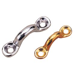 Picture of Sea-Dog Line 081275-1 Forged Bronze Pad Eye 5/16" Chrome Plated (Pair)