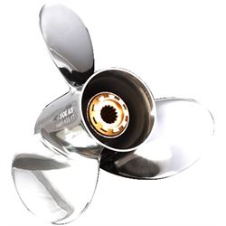 Picture of Solas 1441-133-19 Titan 3-Blade Stainless Steel Propeller 13-1/4 x 19 RH