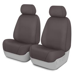 Picture of Covercraft SS2545PCGY Polycotton Seatsaver Custom Front Row Seat Covers-Grey