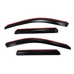 Picture of TrailFX 4252IC In-Channel Window Vent Visor Set Smoke Acrylic 4pc Jeep Grand Cherokee