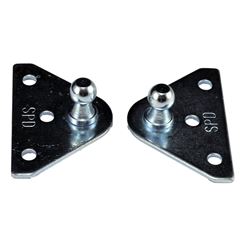 Picture of JR Race Car BR-1020 JR Products BR1020 Gas Spring Mounting Brackets - Flat, 2/pk