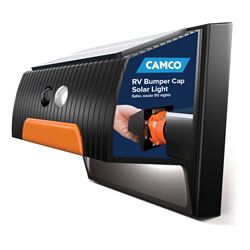 Picture of Camco 40332 RV Bumper Cap Solar Light Motion-Activated 4" Square