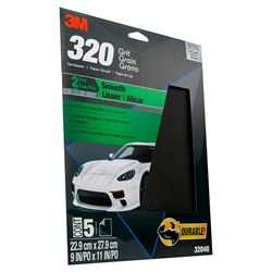 Picture of 3M 32040 Imperial Wet or Dry Sandpaper 9x11 P320 Grit 5 Sheets