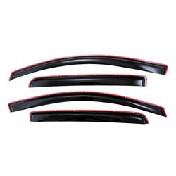 Picture of TrailFX 4995IC In-Channel Window Vents Rain Guards Smoke Acrylic 4-Piece Set