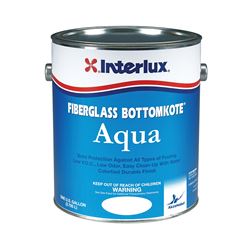 Picture of Interlux Paint YBA549/1 Fiberglass Bottomkote Aqua Antifouling Paint Red Gallon