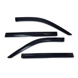 Picture of TrailFX 4716H Window Vent Visor Rain Guards 4-Piece Set Smoke Acrylic