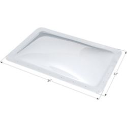 Picture of Icon Pistons 01855 RV Skylight White Polycarbonate 18x30 Opening