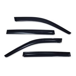 Picture of TrailFX 4334H Window Vent Visor Rain Guards 2022-2025 Jeep Grand Cherokee 4pc Smoke