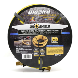 Picture of OilShield OS3810 BluBird BluBird Oil Shield Rubber Air Hose 3/8 in. x 10 ft