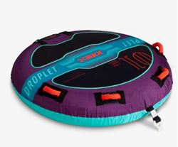 Picture of Jobe Sports 230125002PCS Droplet 1-Person Towable Tube 52.7 x 14.5 Inch