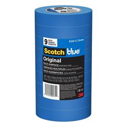 Picture of 3M 7100185189 ScotchBlue Original Multi-Surface Painter's Tape 1 Inch x 60 Yards Blue