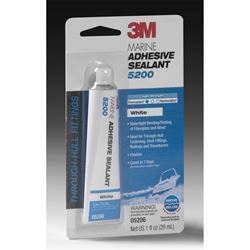 Picture of 3M 7010325697 Marine Adhesive Sealant 5200 White 1 oz Tube
