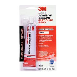 Picture of 3M 7000120490 Marine Adhesive Sealant 5200 White 3 oz Tube