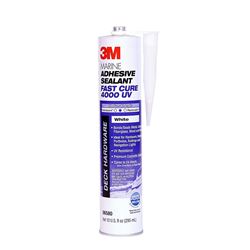 Picture of 3M 7000046623 Marine Adhesive Sealant Fast Cure 4000 UV White 1/10 Gallon