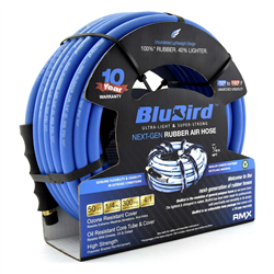 Picture of BluBird 10010322 Air Hose 1/4 in. x 50 ft. Rubber Hybrid