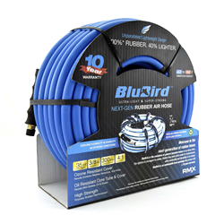 Picture of BluBird 10010372 3/8" x 35' Rubber Air Hose Heavy Duty 300 PSI