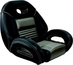 Picture of Springfield Marine 1040940-01 Pro Fishing Speed Seat Charcoal Black Gray