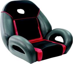 Picture of Springfield Marine 1040940-03 Pro Fishing Speed Seat Charcoal Gray Red