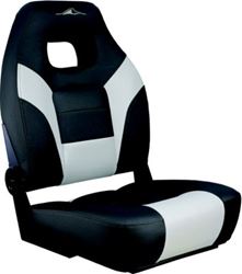 Picture of Springfield Marine 1062585 Incognito Edition Premium Folding Boat Seat Charcoal Gray