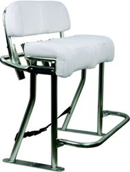 Picture of Springfield Marine 1080080-06 Leaning Post Package with White Seat