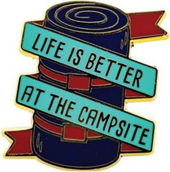 Picture of Camco 53264  Enamel Pin, Sleeping Bag