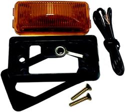 Picture of Anderson Manufacturing V203BKA Anderson V203BKA LED Sealed Clearance/ Side Marker Light Assembly w/Chrome Bracket, Amber