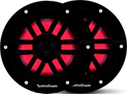 Picture of Rockford Fosgate M1-8B Color Optix 8" Marine 2-Way Speakers with RGB LED Lighting Black