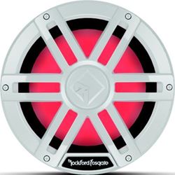 Picture of Yara North America (odorlos) M1D2-10 Rockford Fosgate M1D210 DVC 2O Color Optix™ Marine Subwoofer, 10" w/ White Grills