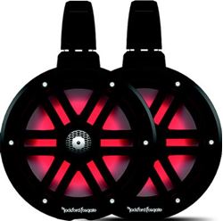 Picture of Yara North America M2WL-8B Rockford Fosgate 8" Wake Tower Speakers with RGB LED Lighting