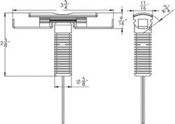 Picture of Taco Metals F389960 SuproFlex Mounted LED Navigation Light Set 2-9/16"