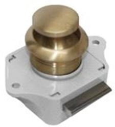 Picture of Sea-Dog Line 224303-1 Sea-Dog 2243031 Push Button Rim Latch, Brushed Brass