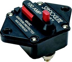 Picture of Sea-Dog Line 420889-1 Hi-Amp Panel Mount Resettable Circuit Breaker 150A 48V DC