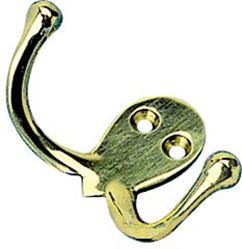 Picture of Sea-Dog Line 671515-1 Sea-Dog 671515 Double Coat Hook - Brass