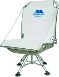Picture of Millennium Outdoors D-400-WH 360° Swivel Deck Chair White