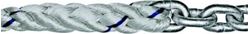 Picture of HWH CAR3S58200H5115 Titan Chain Three Strand Anchor Rode 5/8" x 200' Nylon Rope with 5/16" x 15' G43 Chain