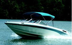 Picture of Carver Covers A5493TB04 3-Bow Bimini Top 54" High 91-96" Wide Pacific Blue