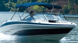 Picture of Carver Covers A5469UB-05 3 Bow Bimini Top 54" High 67-72" Wide Captain Navy