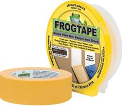 Picture of Greenball 217143 Shurtape 217143 CF160 Frogtape® Delicate Surface Tape, 1-1/2" x 180', Yellow