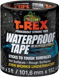 Picture of Greenball 285987 Shurtape 285987 T-Rex® Waterproof Repair Tape, 4" W x 5' L, Black