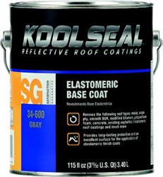 Picture of Geocel KS0034600-16 Kool Seal Elastomeric Base Coat White 1 Gallon