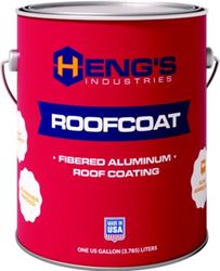 Picture of Heng's 42128-4 Universal Roof Coating for RV and Mobile Applications, 1 Gallon