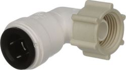 Picture of Sea Tech 0959090 Aqualock 0959090 Plastic Fitting, Female Swivel Elbow, 1/2" CTS x 1/2" NPS