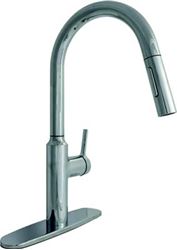 Picture of Valterra PF231365 Premium Slimline 8" Single Handle Pull Down Kitchen Faucet Chrome