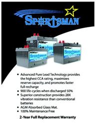 Picture of Batteries AGM31M Odyssey Sportsman AGM Marine Battery 925 CCA Group 31