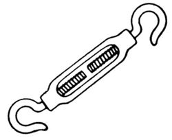 Picture of Larson Chas O 1301720 Medium Turnbuckle 10x16